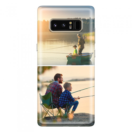 SAMSUNG - Galaxy Note 8 - Soft Clear Case - Collage of 2