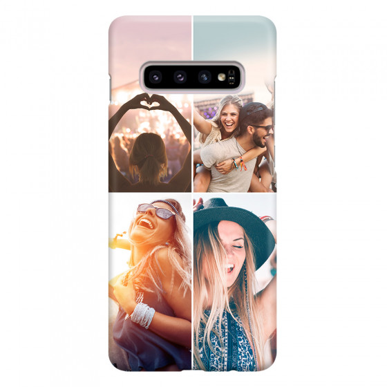 SAMSUNG - Galaxy S10 Plus - 3D Snap Case - Collage of 4
