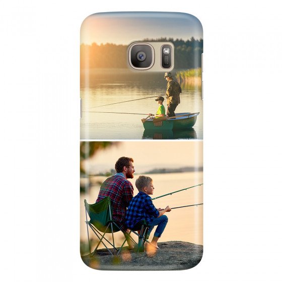 SAMSUNG - Galaxy S7 - 3D Snap Case - Collage of 2