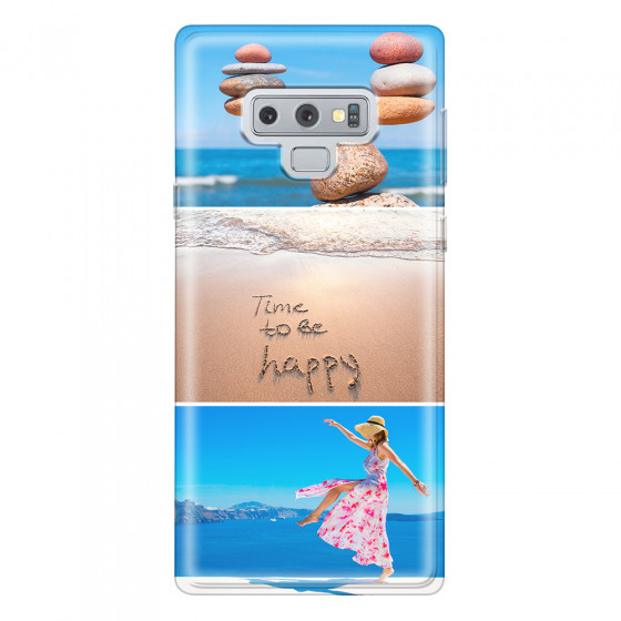 SAMSUNG - Galaxy Note 9 - Soft Clear Case - Collage of 3