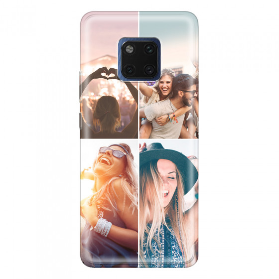 HUAWEI - Mate 20 Pro - Soft Clear Case - Collage of 4