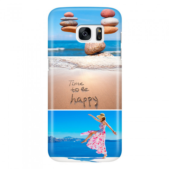 SAMSUNG - Galaxy S7 Edge - 3D Snap Case - Collage of 3