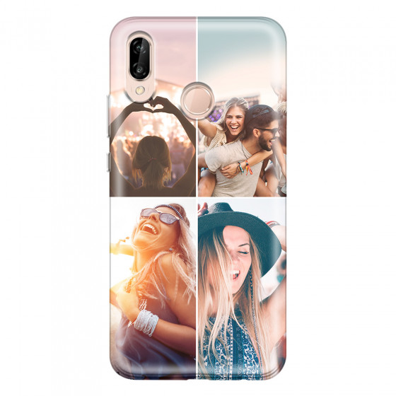 HUAWEI - P20 Lite - Soft Clear Case - Collage of 4
