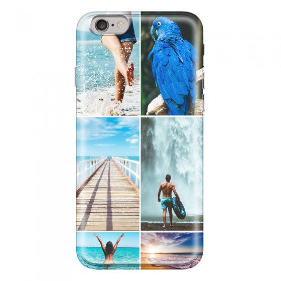 APPLE - iPhone 6S - Soft Clear Case - Collage of 6