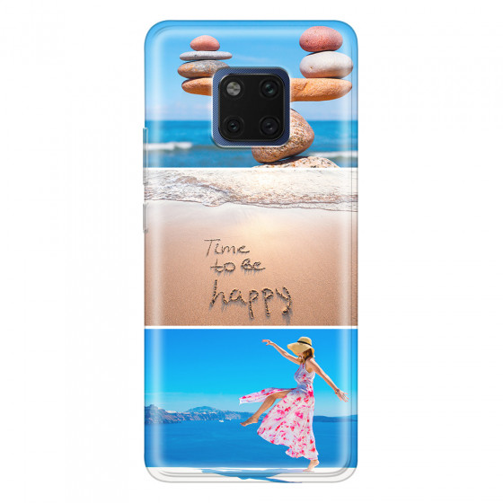 HUAWEI - Mate 20 Pro - Soft Clear Case - Collage of 3