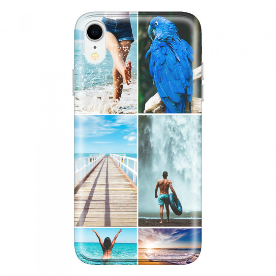 APPLE - iPhone XR - Soft Clear Case - Collage of 6