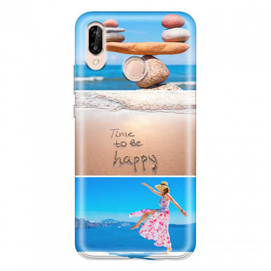 HUAWEI - P20 Lite - Soft Clear Case - Collage of 3