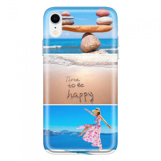 APPLE - iPhone XR - Soft Clear Case - Collage of 3