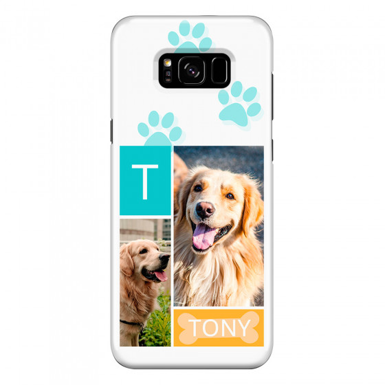 SAMSUNG - Galaxy S8 Plus - 3D Snap Case - Dog Collage