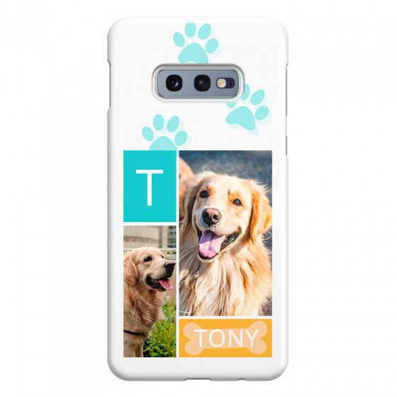 SAMSUNG - Galaxy S10e - 3D Snap Case - Dog Collage