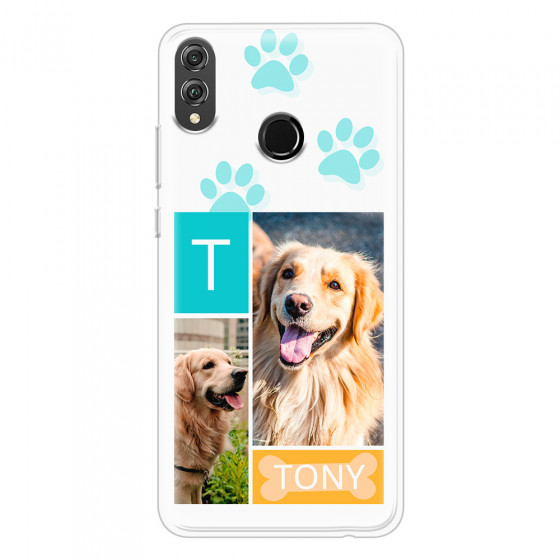 HONOR - Honor 8X - Soft Clear Case - Dog Collage