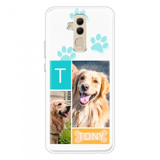 HUAWEI - Mate 20 Lite - Soft Clear Case - Dog Collage