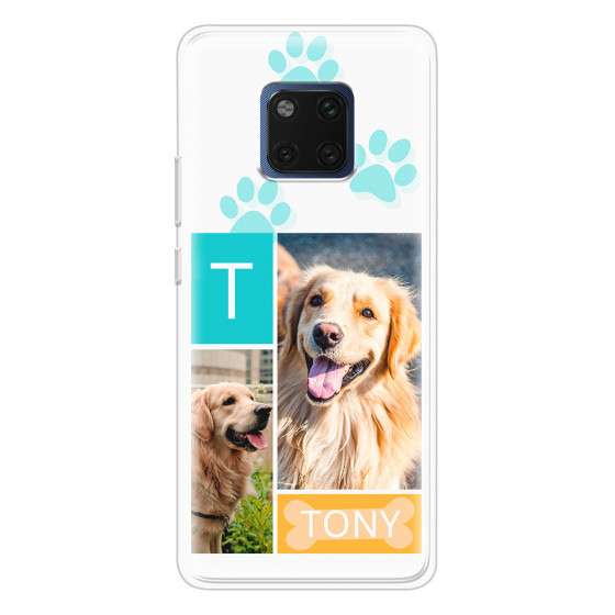 HUAWEI - Mate 20 Pro - Soft Clear Case - Dog Collage
