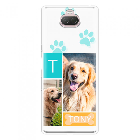 SONY - Sony 10 Plus - Soft Clear Case - Dog Collage