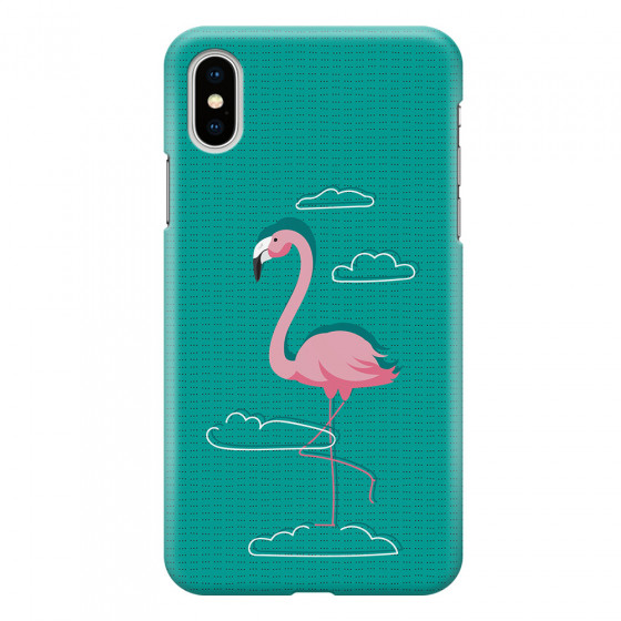 APPLE - iPhone XS Max - 3D Snap Case - Cartoon Flamingo
