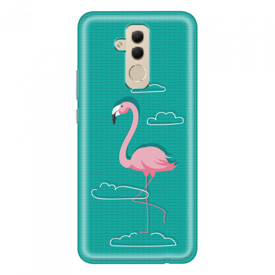HUAWEI - Mate 20 Lite - Soft Clear Case - Cartoon Flamingo