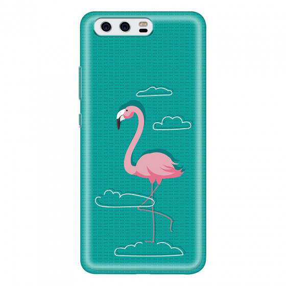 HUAWEI - P10 - Soft Clear Case - Cartoon Flamingo