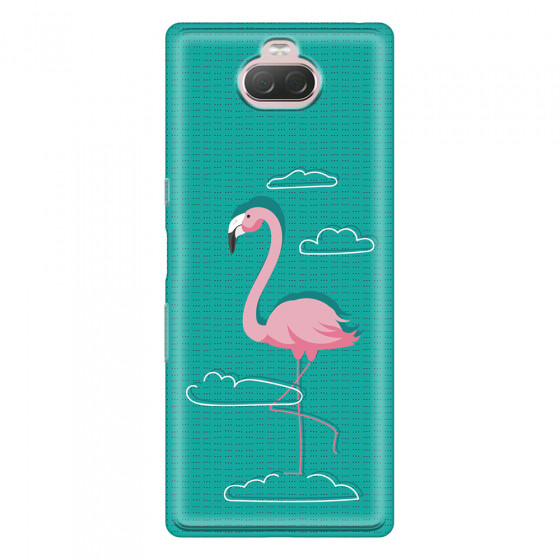 SONY - Sony 10 - Soft Clear Case - Cartoon Flamingo