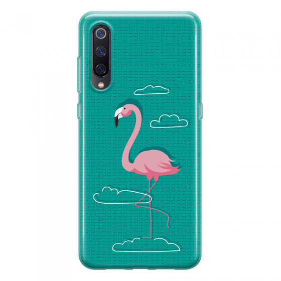 XIAOMI - Xiaomi Mi 9 - Soft Clear Case - Cartoon Flamingo
