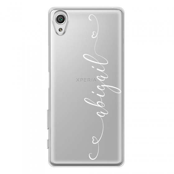 SONY - Sony XA1 - Soft Clear Case - Hearts Handwritten