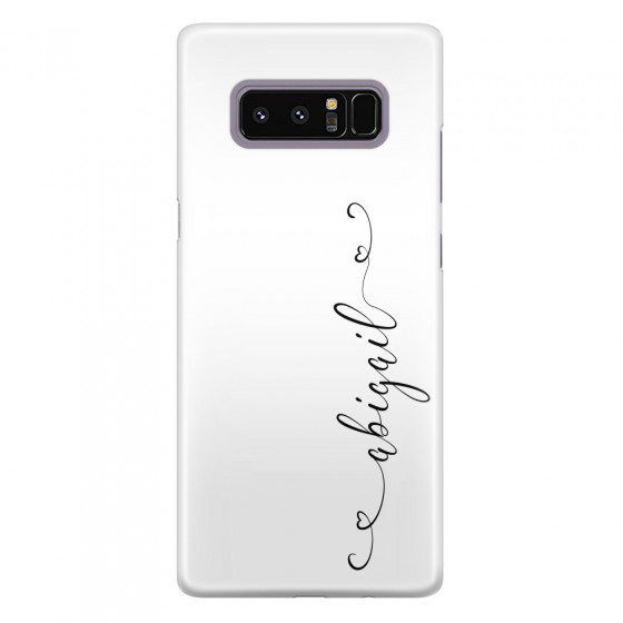 Shop by Style - Custom Photo Cases - SAMSUNG - Galaxy Note 8 - 3D Snap Case - Little Dark Hearts Handwritten