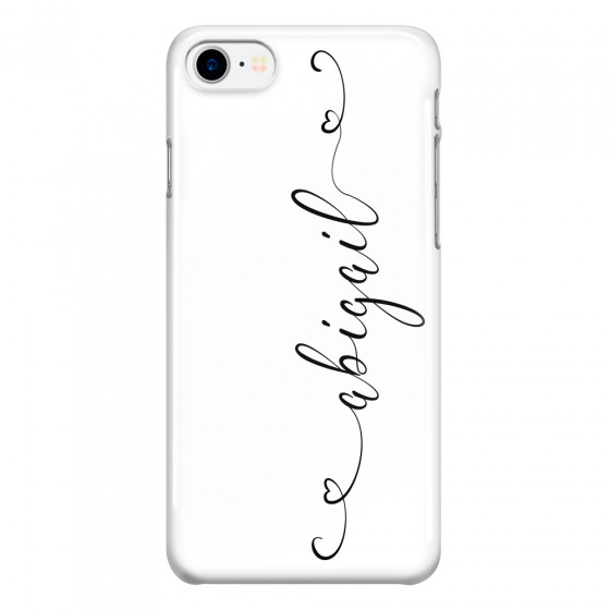 APPLE - iPhone 7 - 3D Snap Case - Dark Hearts Handwritten