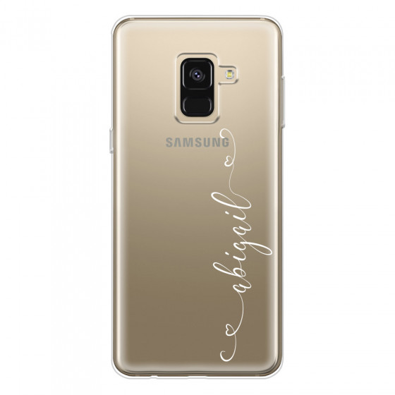 SAMSUNG - Galaxy A8 - Soft Clear Case - Little Hearts Handwritten