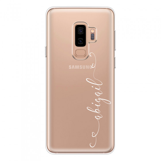 SAMSUNG - Galaxy S9 Plus 2018 - Soft Clear Case - Little Hearts Handwritten