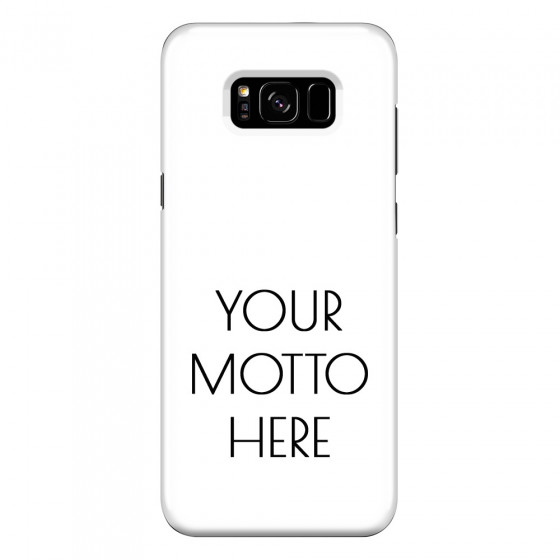 SAMSUNG - Galaxy S8 Plus - 3D Snap Case - Your Motto Here II.
