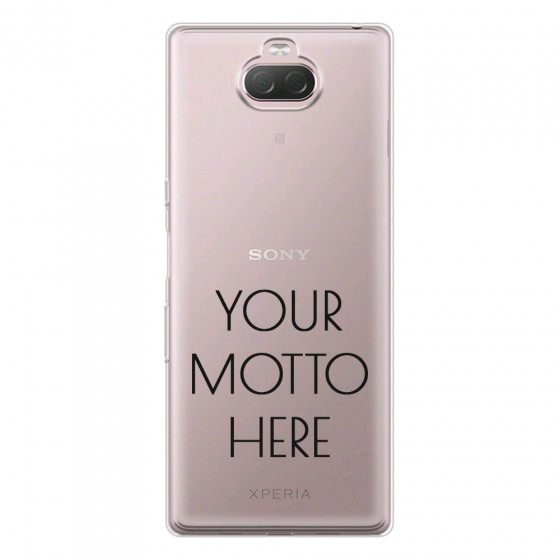 SONY - Sony 10 Plus - Soft Clear Case - Your Motto Here II.