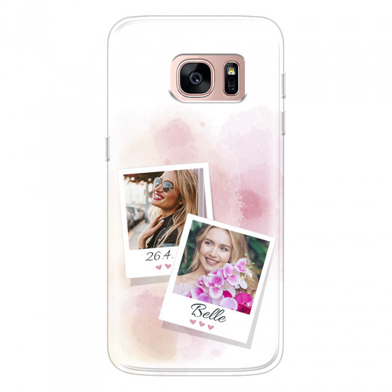 SAMSUNG - Galaxy S7 - Soft Clear Case - Soft Photo Palette