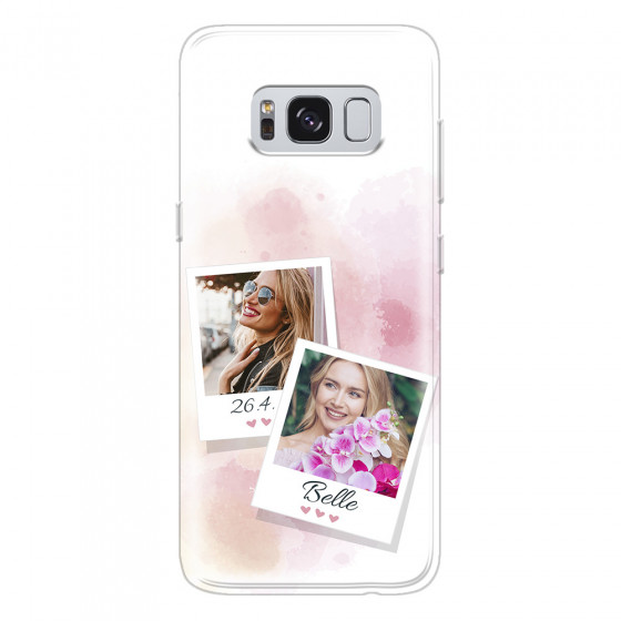 SAMSUNG - Galaxy S8 Plus - Soft Clear Case - Soft Photo Palette