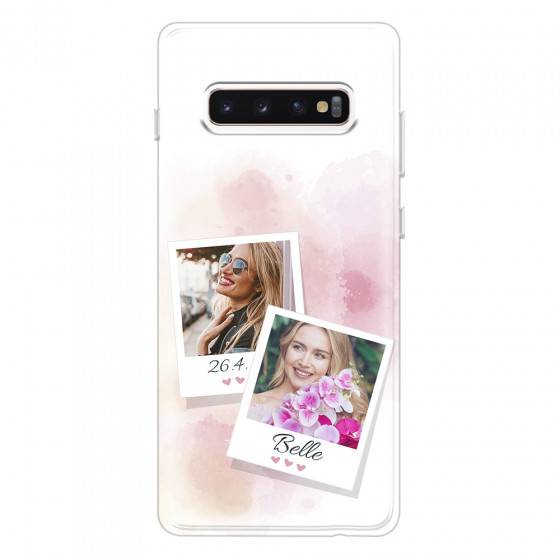 SAMSUNG - Galaxy S10 Plus - Soft Clear Case - Soft Photo Palette