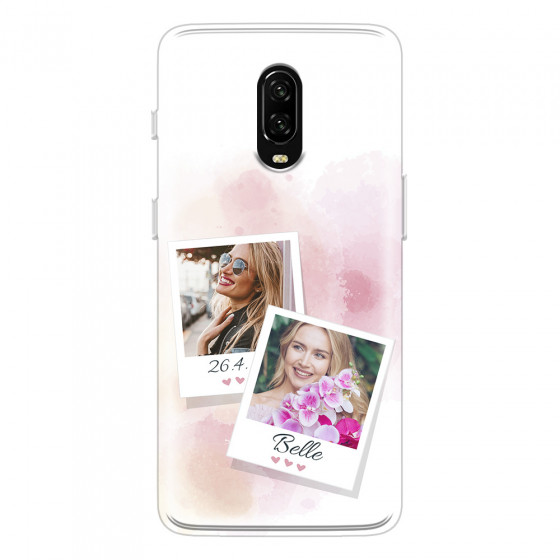 ONEPLUS - OnePlus 6T - Soft Clear Case - Soft Photo Palette