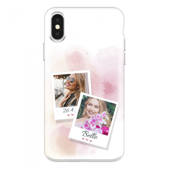 APPLE - iPhone X - Soft Clear Case - Soft Photo Palette