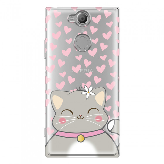 SONY - Sony XA2 - Soft Clear Case - Kitty