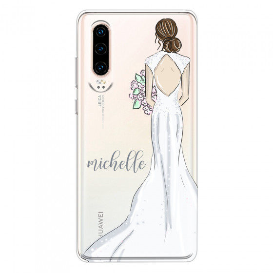 HUAWEI - P30 - Soft Clear Case - Bride To Be Brunette Dark