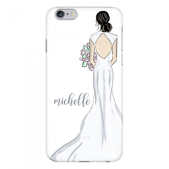 APPLE - iPhone 6S Plus - 3D Snap Case - Bride To Be Blackhair Dark