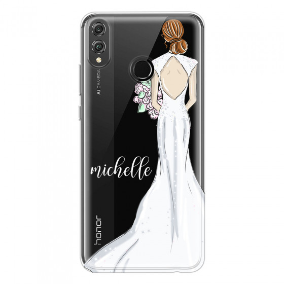 HONOR - Honor 8X - Soft Clear Case - Bride To Be Redhead