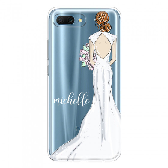 HONOR - Honor 10 - Soft Clear Case - Bride To Be Redhead