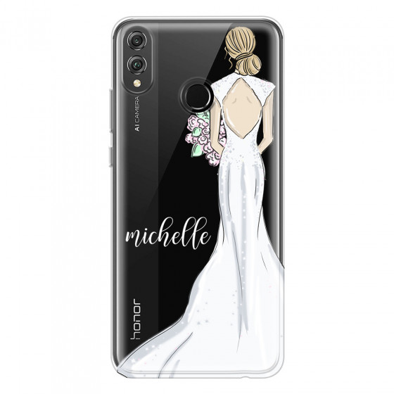 HONOR - Honor 8X - Soft Clear Case - Bride To Be Blonde