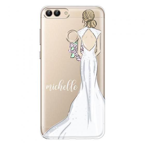 HUAWEI - P Smart 2018 - Soft Clear Case - Bride To Be Blonde
