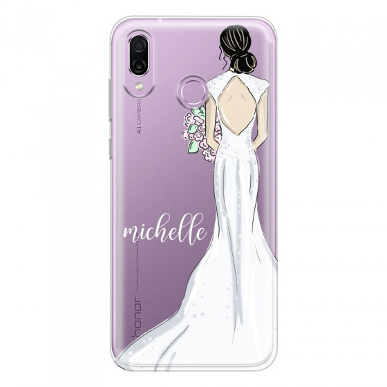 HONOR - Honor Play - Soft Clear Case - Bride To Be Blackhair