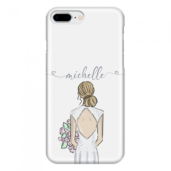 APPLE - iPhone 8 Plus - 3D Snap Case - Bride To Be Blonde II. Dark