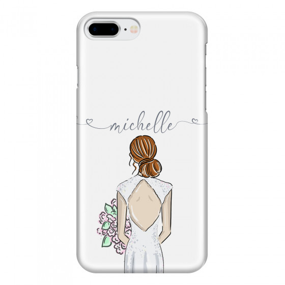 APPLE - iPhone 7 Plus - 3D Snap Case - Bride To Be Redhead II. Dark