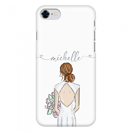 APPLE - iPhone 8 - 3D Snap Case - Bride To Be Redhead II. Dark