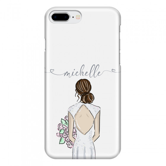 APPLE - iPhone 7 Plus - 3D Snap Case - Bride To Be Brunette II. Dark