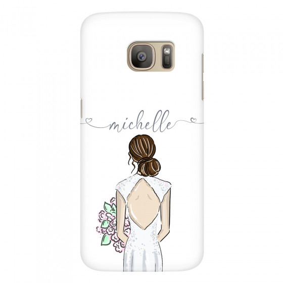 SAMSUNG - Galaxy S7 - 3D Snap Case - Bride To Be Brunette II. Dark