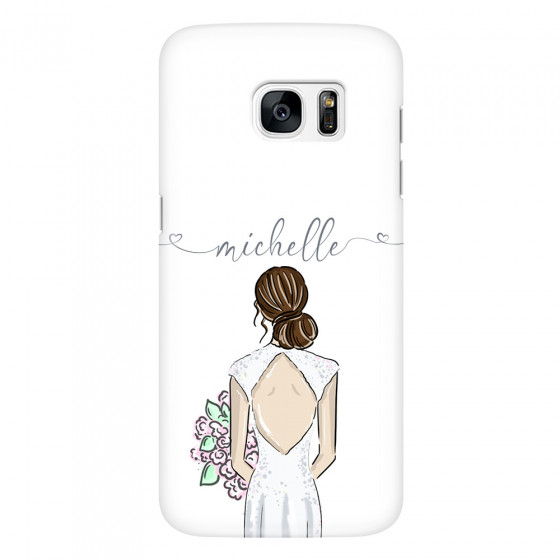 SAMSUNG - Galaxy S7 Edge - 3D Snap Case - Bride To Be Brunette II. Dark