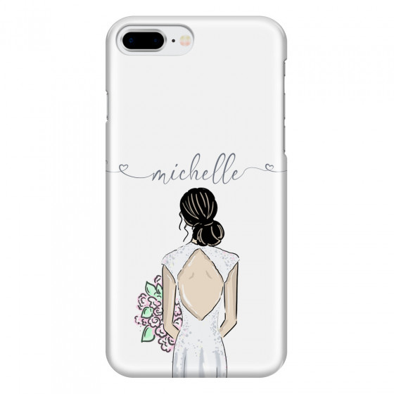 APPLE - iPhone 7 Plus - 3D Snap Case - Bride To Be Blackhair II. Dark